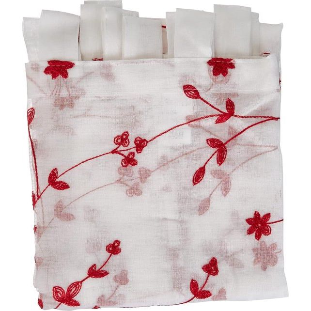 Paar, wit/rood, 2 x 60 x 160 cm Pair, wit/rood, 2 x 60 x 160 cm