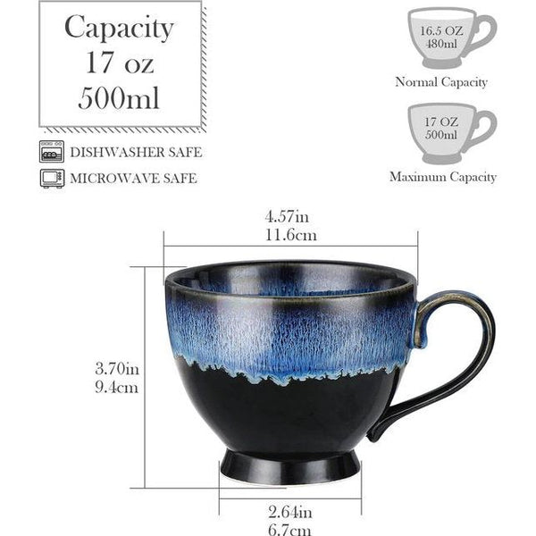12oz keramische koffiemokken met groot handvat, grote theemelkbeker for kantoor en thuis, handgeschilderde patronen koffiekopje, koffiekopjes for warme of koude dranken, melk, latte, thee, co roze-352 12oz keramische koffiemokken met groot handvat, grote theemelkbeker for kantoor en thuis, handgeschilderde patronen koffiekopje, koffiekopjes for warme of koude dranken, melk, latte, thee, co roze-352