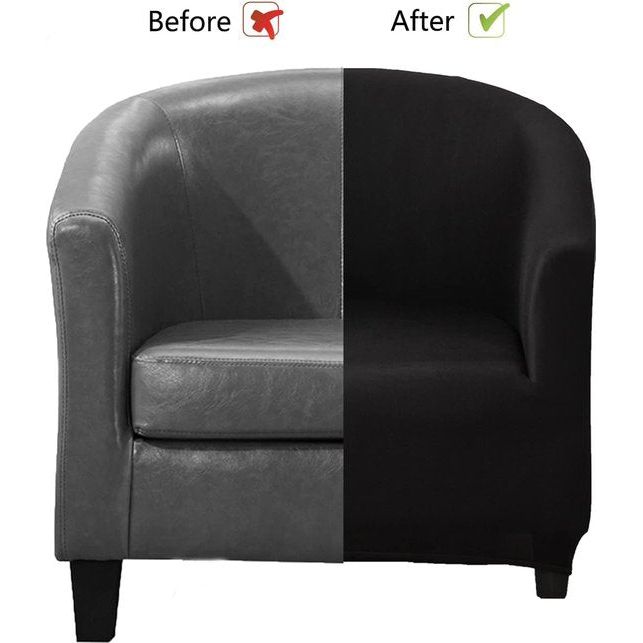 Club Chair Slipcover, High Stretch, Removable and Washable Armchair, Sofa Slipcover, Furniture Protector for Living Room