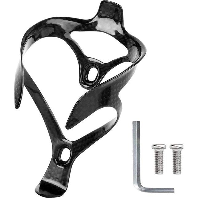 Fiets flessenhouder volledig 3K carbon waterflessenhouder lichte drankhouder van koolstofvezel voor mountainbike racefiets hybride fiets tourfiets en elektrische fietsen