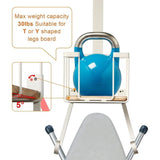 Strijkplankhouder Strijkplank Wandmontage met grote opbergmand - Strijkijzer en strijkplankhouder voor wasruimte - Houdt strijkijzer, plank, spuitfles vast