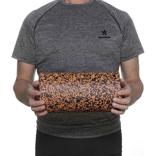 professionele fascia rol standaard medium-hard, lengte 30 cm, diameter 15 cm, met gratis e-book, oranje