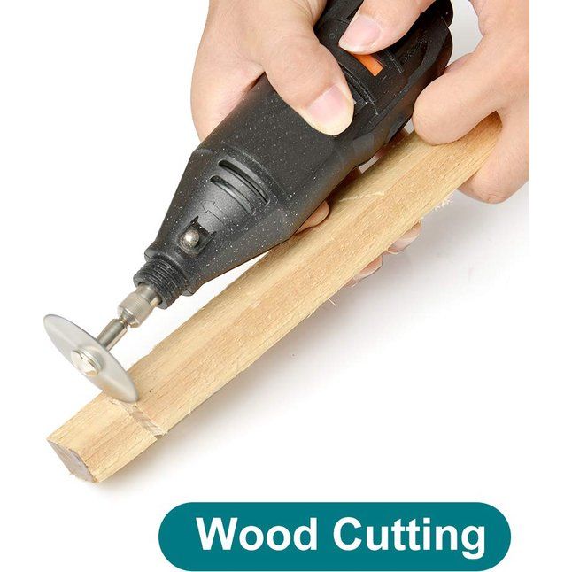 messen van snelstaal voor multifunctionele gereedschappen voor roterend gereedschap; 8 kleine cirkelzaagbladen van staal voor het zagen van hout, kunststof en metaal