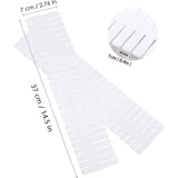 Ladeverdelers, lade-verdelers, ladeverdelers, verstelbare lade-organizer, witte scheidingswanden, lade-inzet voor ondergoed, sokken, cosmetica, slaapkamer, kantoor, doe-het-zelf, 37 cm, 16 stuks