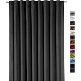 XXL-siergordijn, ondoorzichtig verduisteringsgordijn, thermisch gordijn, 245 x 275 cm (H x B), koude- en warmte-isolatie ....Uitpakken, ophangen en klaar Gordijn type 139