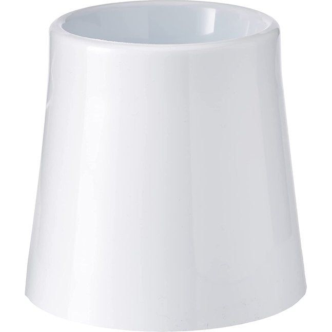 Toiletborstel, polypropyleen, BPA-vrij, Made in Spain. Witte kleur. Afmetingen: 14 x 14 x 40,5 cm