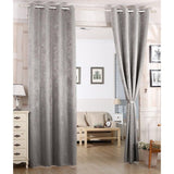 2 verduisteringsgordijnen, 2-delige set zware, ondoorzichtige, warmte-isolerende gordijnen met sluitringen, 135x245 cm