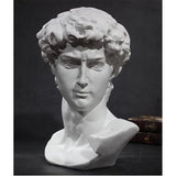 David Head, gedeeltelijke replica van het volledige standbeeld van Michelangelo's David