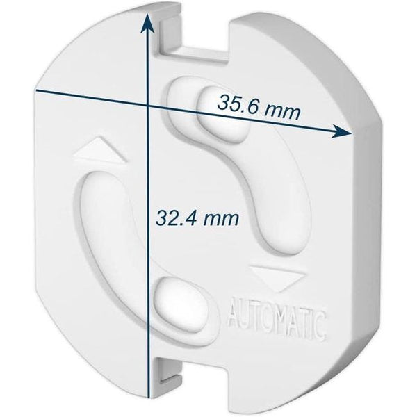 Stopcontactbeveiliging met draaimechanisme Hoffenbach® - 20 x kinderbeveiliging voor stopcontact - stopcontactbeveiliging voor baby's en kinderen - Duitse fabrikant - 100% veiligheid