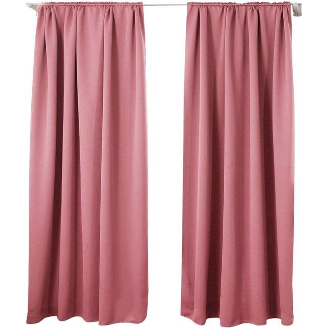 Verduisteringsgordijn, thermogordijn, met plooiband