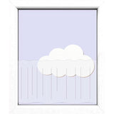 Vitrage stuurwiel voor keuken, badkamer en kinderkamer, wit gordijn met maritiem motief, 45 x 115 cm, modern en transparant bistrogordijn