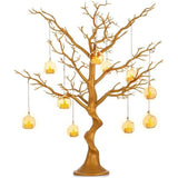 Kunstdecoratie boom wensboom kerstboom voor tafels bruiloft feest, perfect voor Pasen, oogstfeest, thuis, festival, feest, Kerstmis, bruiloft, receptietafel, decoratie, goud