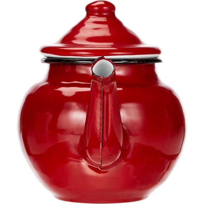 roestvrij staal, rood, 10 x 10 x 20 cm, 0,5 l