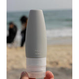 Reisflessen, Reisbenodigdheden, Reisaccessoires voor internationale reizen, TSA-goedgekeurde lekvrije knijpsiliconen reisflessen, Reistoiletartikelencontainers