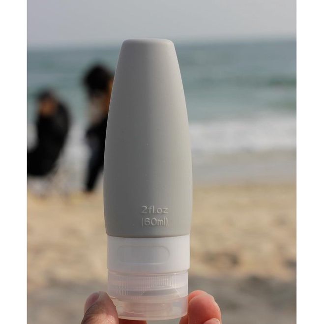 Reisflessen, Reisbenodigdheden, Reisaccessoires voor internationale reizen, TSA-goedgekeurde lekvrije knijpsiliconen reisflessen, Reistoiletartikelencontainers