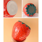 Aardbei vaas decoratie woonkamer moderne vazen rode aardbei decor aardbeienvaas mooie bloemenvaas decoratie esthetische blossom vaas rode bessen tulpenvaas framboos vaas voor pampasgras bloemen 15 x 15 x 15 cm