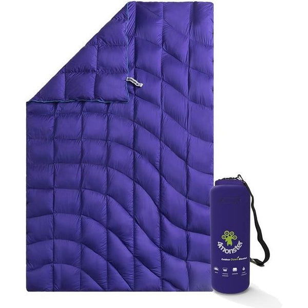 donsdeken, ultralicht voor camping, compacte reisdeken, dekbed, warm zacht, Golfpaars