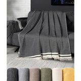 Sofa Blanket 170 x 230 cm, Anthracite - Cuddly Blanket Fluffy Blanket for Sofa Couch Blanket Couch Throw Blanket