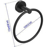 Handdoekringen van roestvrij staal badkamer badkamer houder houder handdoek handdoekhaak handdoekhouder handdoekring handdoekstandaard ring handdoekhouder