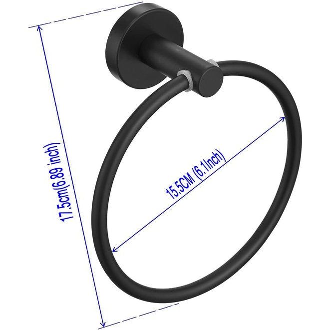 Handdoekringen van roestvrij staal badkamer badkamer houder houder handdoek handdoekhaak handdoekhouder handdoekring handdoekstandaard ring handdoekhouder