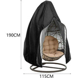SHEPIN Schommelbank, dakovertrek, 210 x 145 cm, 420D Oxford-doek SHEPIN Schommelbank, dakovertrek, 210 x 145 cm, 420D Oxford-doek