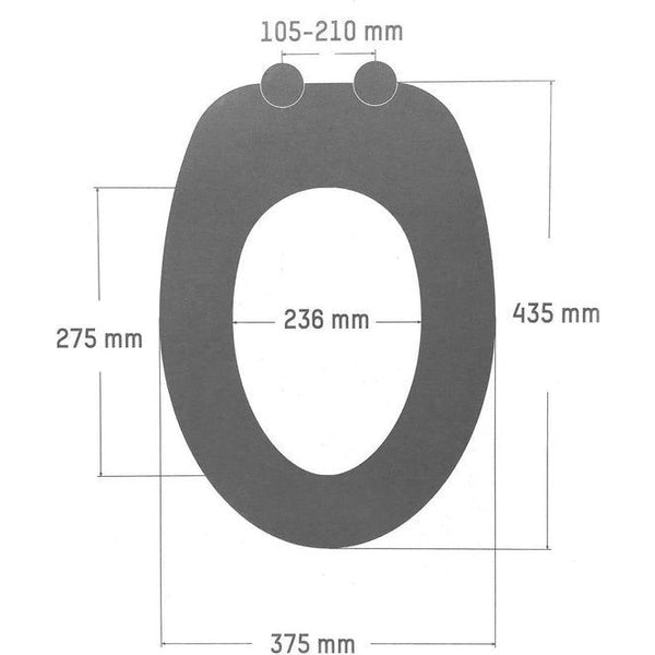 WC-bril Fresh Heart, met softclosemechanisme voor geruisloos sluiten, met hoogglanzend oppervlak, aangenaam zitcomfort, max. belastbaar tot 175 kg