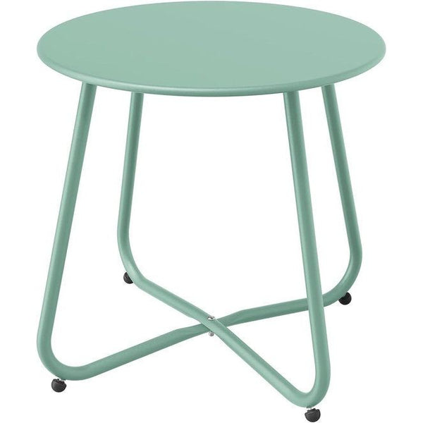 Side Table, Small Sofa Table, Lightweight, Stable, Easy to Assemble, Round Coffee Table Ideal for Outdoors, Living Room, Bedroom, Office