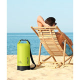 Dry Bag Waterdichte tas 10L 20L waterdichte tas met heuptas en draagriem Waterdicht voor watersport Strand Zwemmen Varen Reizen Kamperen (Lichtgroen, 20L)