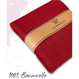 Premium mousseline sprei 180x220 cm - 100% katoen - extra zachte katoenen deken als knuffeldeken, bedsprei, sofa-overtrek, sofa-overtrek - warme bankdeken (bordeaux)