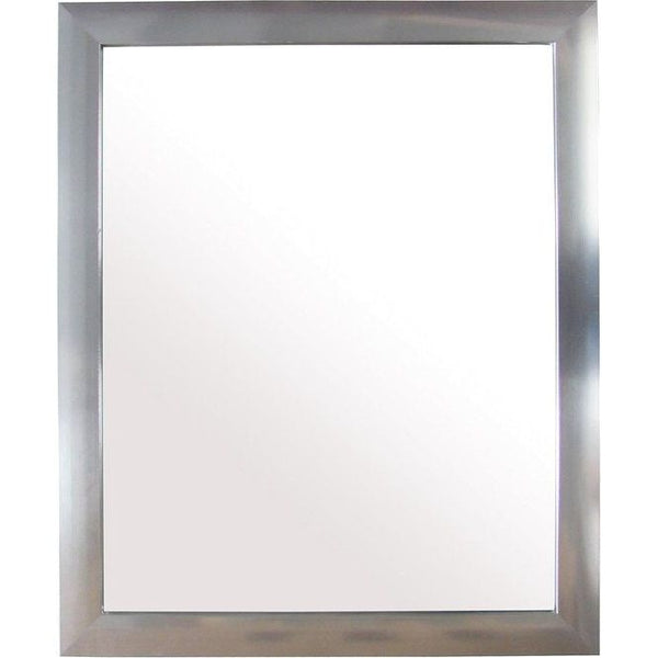 Wandspiegel met lijst, zilver, 40 x 50H Translation: Wall mirror with frame, silver, 40 x 50H