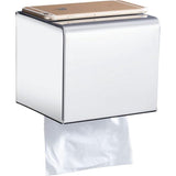 Toiletpapierhouder, roestvrij staal, 304, wc-houder, rolhouder, zonder boren, zelfklevend, wc-papierhouder, wandmontage, zilver, voor badkamer en keuken