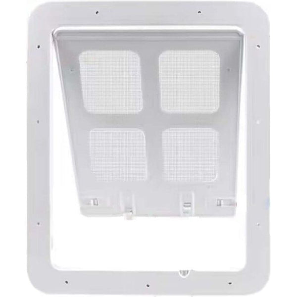 Kattenluik, hondenluik, kattenluik voor insectenbescherming, muggenbeschermingsaccessoires voor katten, kattenluik, binnendeur, vliegenhor, kattenluik voor puppy's en kleine katten (wit)