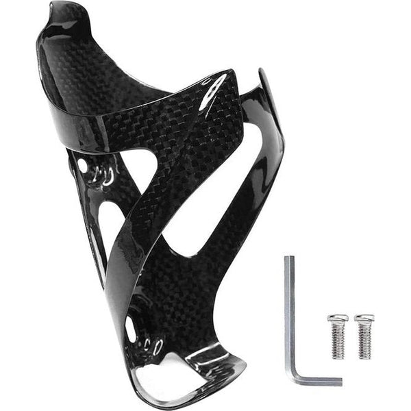 Fiets flessenhouder volledig 3K carbon waterflessenhouder lichte drankhouder van koolstofvezel voor mountainbike racefiets hybride fiets tourfiets en elektrische fietsen