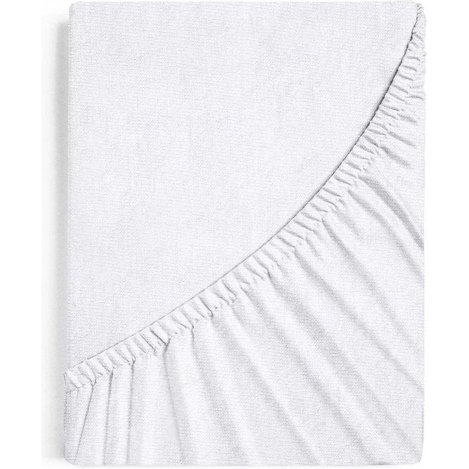 Hoeslaken voor toppers in verschillende maten en kleuren. Dit hoogwaardige hoeslaken van jersey-katoen is verkrijgbaar als hoeslaken van 180 x 200 cm