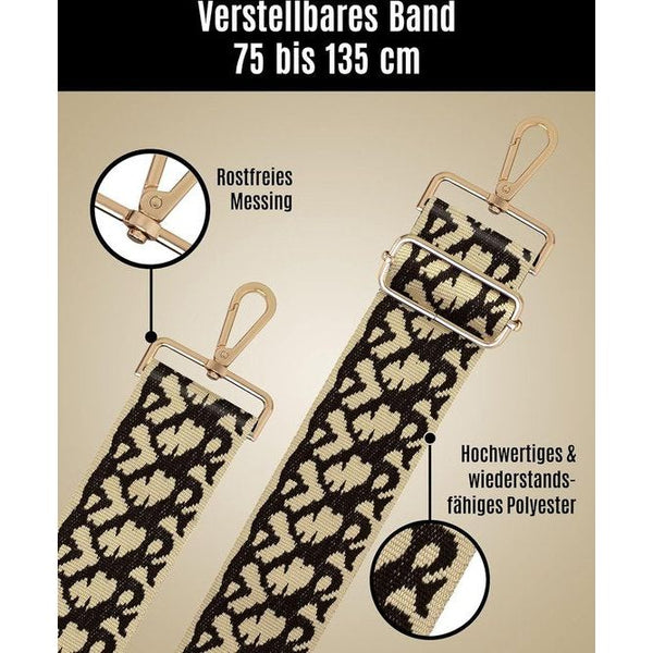 Cuphouder Set, beige - bruin, Schoudertas