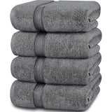 badhanddoekenset set van 4 badhanddoeken van katoen 600 g/m² 69 x 137 cm