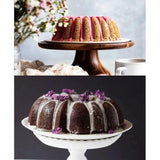 Siliconen cakevorm, tulbandvorm, muffinvormpjes, cupcake-cakevorm, groot, siliconen, perfecte bakvormen voor cake, godengerechten, gelatine, brood, grijs