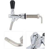 Verstelbare bierkraan, G5/8 inch schroefdraad lange schacht verstelbare tapkraan dispenser wijngereedschap thuis brouwaccessoires