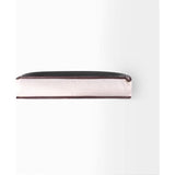 Badmat, set van 2 badmatten, absorberend U-vormig contourtapijt, deurmat voor badkamer, douche, machinewasbaar en superzacht (zwart)