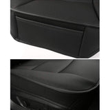 universele autostoelhoezen, superzacht imitatieleer, voor de voorstoelen