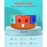 Roterende pennenhouder Bureau-organizer - Kindercontainer voor opruimen en opbergen, roterende plank voor kantoorbenodigdheden, schoolbenodigdheden, ambachten