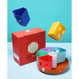 Roterende pennenhouder Bureau-organizer - Kindercontainer voor opruimen en opbergen, roterende plank voor kantoorbenodigdheden, schoolbenodigdheden, ambachten