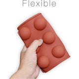 Mini 24-holte halve bol siliconen mal, 3 verpakkingen bakvorm voor het maken van chocolade, cake, gelei, koepelmousse