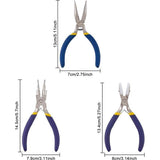 3-delige sieradentang gereedschapsset, 6-in-1 bail making striptang, dubbele nylon sieradentang en kettingneus, sieradentang voor doe-het-zelf kralen knutselproject