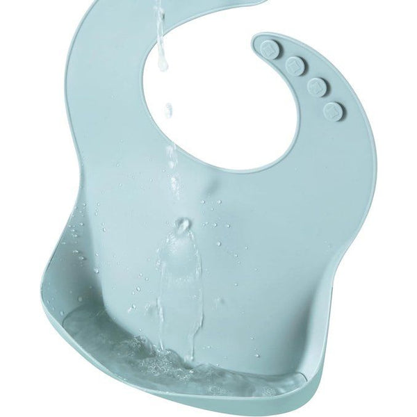 3-delige siliconen slabbetjes voor baby's voor jongens en meisjes, waterdichte slabbetjes met opvangbak, instelbaar afwasbaar, babyslabbetje, siliconen slabbetje met grote zak voor het