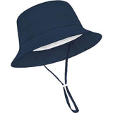 Zonnehoed voor baby's, ademend, zomerhoed, vissershoed, uv-bescherming, uniseks pet met verstelbare bandjes