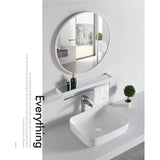 Ronde spiegel, wandspiegel, 40 cm, badkamerspiegel voor hal, woonkamer, slaapkamer, wit Vertaling: Ronde spiegel, wandspiegel, 40 cm, badkamerspiegel voor de hal, woonkamer, slaapkamer, wit.