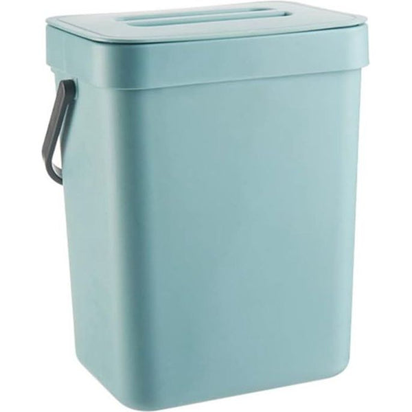 Biologische compostemmer, compostemmer voor keuken, kleine compostbak, 3 l, keukenafvalbak, huishoudelijk opzetbak met deksel, afvalcompostbak voor badkamer/slaapkamer binnen