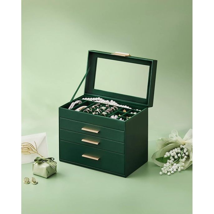 Schmuckbox mit Glasdeckel