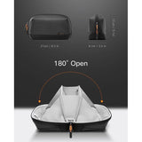 Elektronica Case, spatwaterdichte accessoiretas, gadget organizer tas, USB-kabelorganizer, reisvriendelijk, AB03007-S zwart